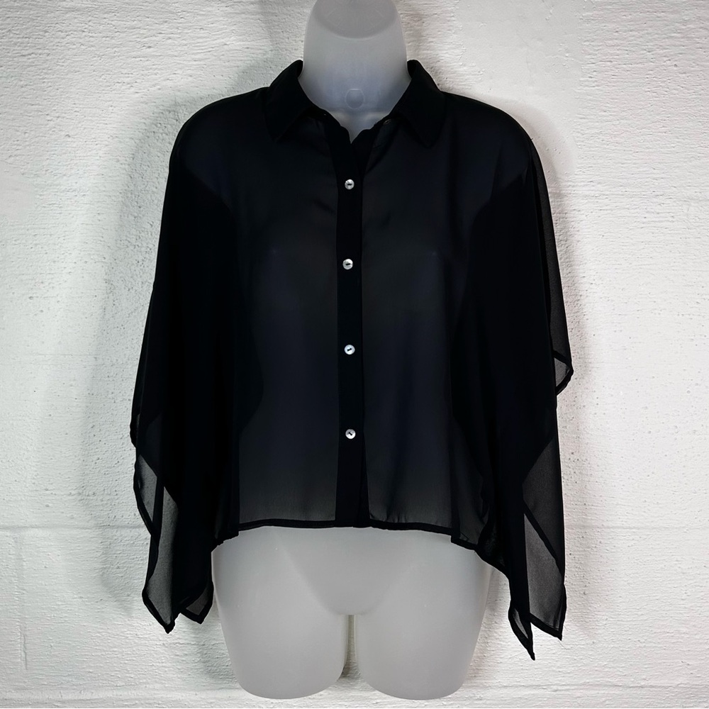 Sheer goth top